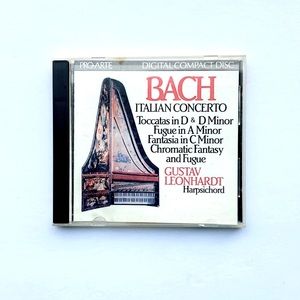 Bach Used CD Harpsichord Gustav Leonhardt